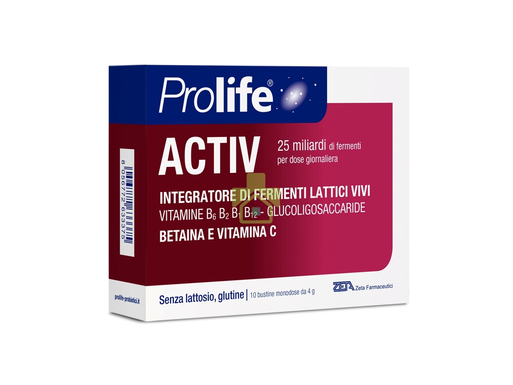 Prolife Active Integratore Alimentare di Fermenti Lattici 10 Bustine
