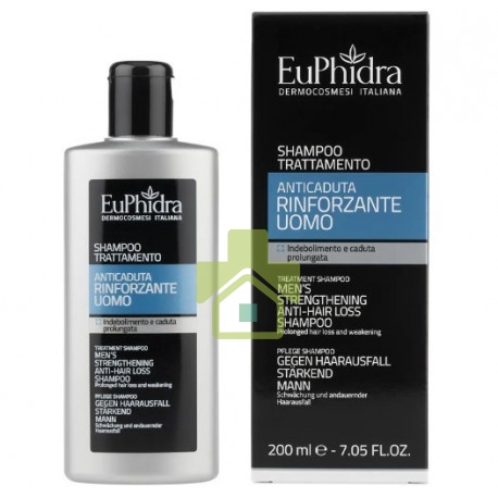 EuPhidra Linea Capelli Shampoo Anticaduta Rinforzante Uomo 200 ml