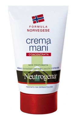 Neutrogena Linea Mani Crema Concentrata Nutriente Senza Profumo 75 ml