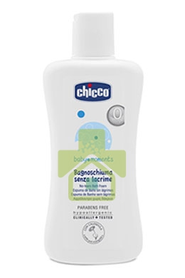 Chicco Linea Baby Moments Igiene del Bambino Bagnoschiuma Senza Lacrime 200 ml