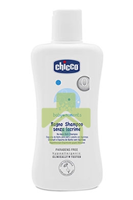 Chicco Linea Baby Moments Igiene del Bambino Bagnoshampoo Senza Lacrime 200 ml