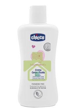 Chicco Linea Baby Moments Cura del Bambino Crema Fluida Idratante Corpo 200 ml
