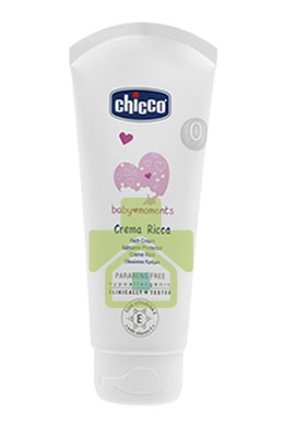 Chicco Linea Baby Moments Cura del Bambino Crema Ricca Idratante Corpo 100 ml