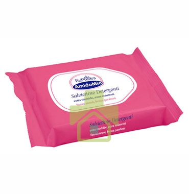 EuPhidra Linea AmidoMio 72 Salviette Detergenti Delicate per Pelli Sensibili
