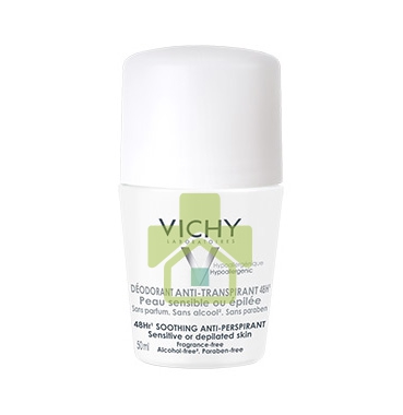 Vichy Linea Deo Deodorante Delicato Roll-on per Pelli Sensibili o Depilate 50 ml