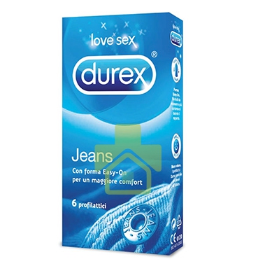 Durex Linea Classic Jeans Vestibilit Easy On Confezione con 6 Profilattici
