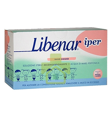 Libenar Linea Pulizia e Salute del Naso Soluzione Ipertonica 18 Flaconcini 5 ml