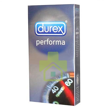 Durex Linea Performa Ritardante Forma Classica Confezione con 6 Profilattici