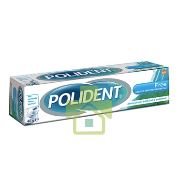 Polident Linea Protesi Dentali Free Crema Adesiva Protettiva senza Zinco 40 g