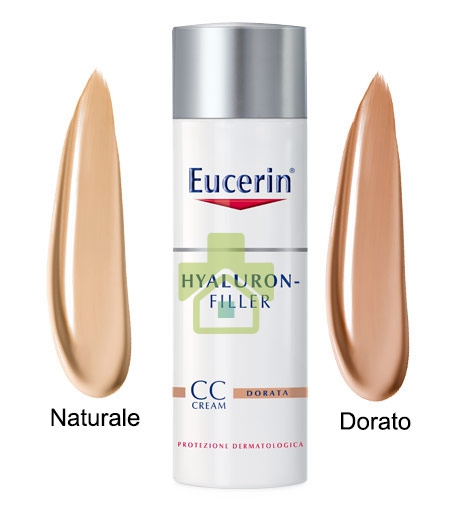 Eucerin Linea Hyaluron Filler Trattamento Antirughe CC Cream Dorata 50 ml