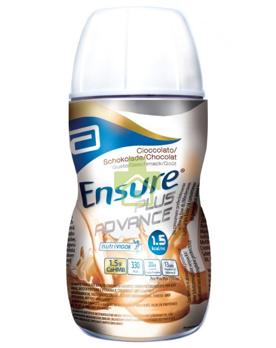 Abbott Linea Nutrizione Domiciliare Ensure Plus Advance 220 ml Gusto Cioccolato