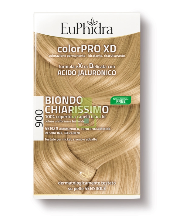 EuPhidra Linea ColorPRO XD Colorazione Extra-Delixata 900 Biondo Chiarissimo