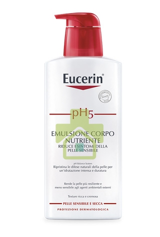 Eucerin Linea pH5 Emulsione Corpo Nutriente Protettiva Pelli Sensibili 400 ml