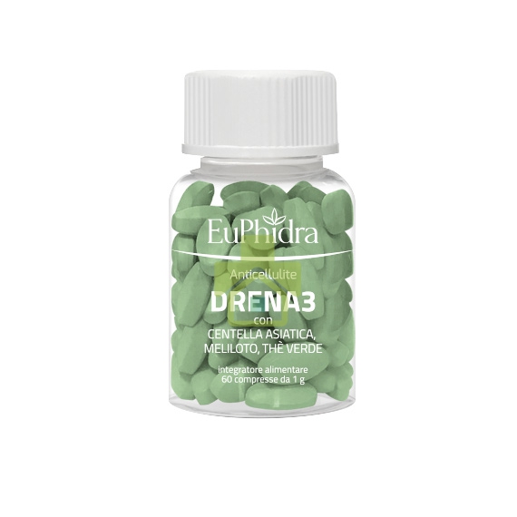 EuPhidra Linea Anticellulite Drena3 Integratore Alimentare 60 Compresse
