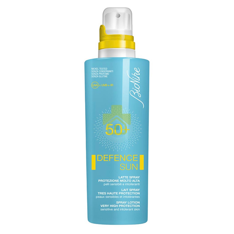 BioNike Linea Defence Sun SPF50+ Spray Invisibile Corpo Pelli Sensibili 200 ml