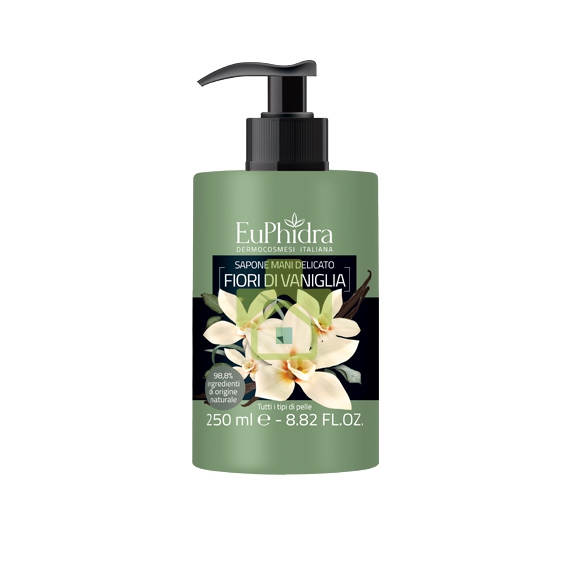 EuPhidra Linea Floreali Sapone Mani Delicato e Idratante Fiori di Vaniglia 250ml