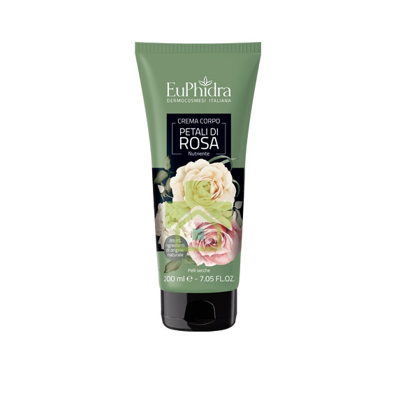 EuPhidra Linea Floreali Crema Corpo Nutriente Profumata Petali di Rosa 200 ml