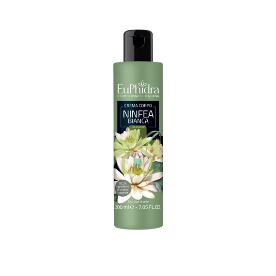 EuPhidra Linea Floreali Crema Corpo Idratante Profumata Ninfea Bianca 200 ml