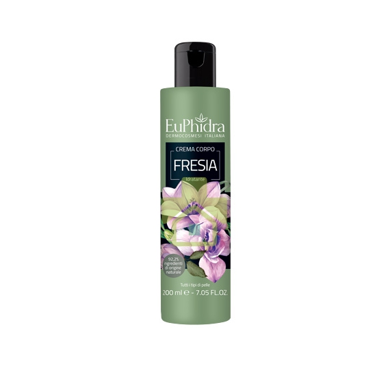 EuPhidra Linea Floreali Crema Corpo Idratante Fresca Profumata Fresia 200 ml