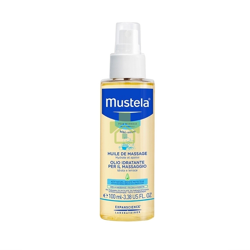 Mustela Linea Pelli Normali Olio Idratante per il Massaggio Corpo Beb 100 ml