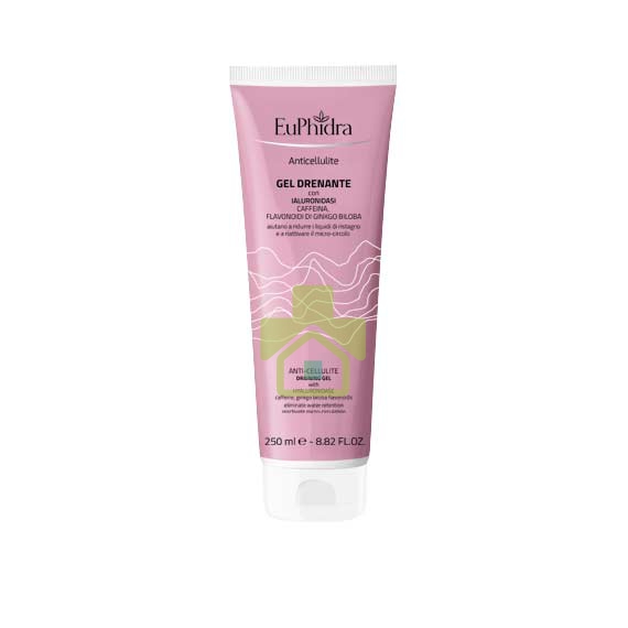 EuPhidra Linea Anticellulite Gel Drenante contro il Ristagno dei Liquidi 250 ml