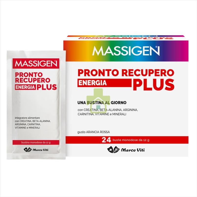 Massigen Linea Benessere Pronto Recupero Energia Plus Integratore 24+2 Buste