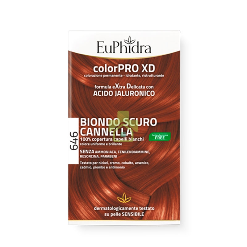 EuPhidra Linea Capelli Colorpro XD colorazione Biondo Scuro Cannella 646
